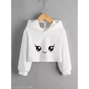Women Hoodies T Shirt Girls Crop Tops